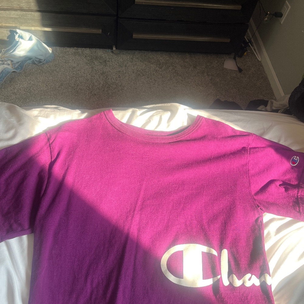 Medium purple champion shirt